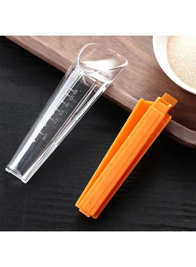 مغذي الأسماك الكمي مع مشبك الإغلاق - موزع طعام أحواض السمك للمالكين المشغولين - Image 5